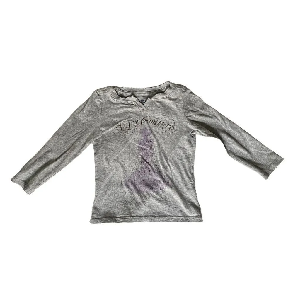 Juicy Couture Girl’s Long-sleeve T-shirt, Sz:4